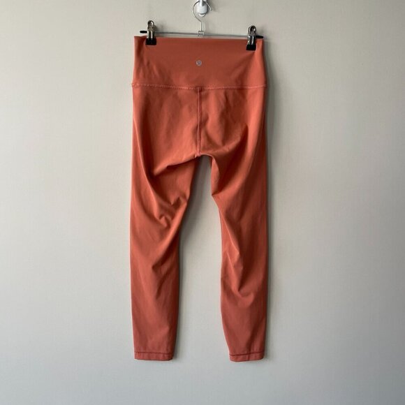 Lululemon Wunder Under High-Rise Tight 28" *Full-On Luxtreme Leggings Orange 6 - Picture 3 of 8